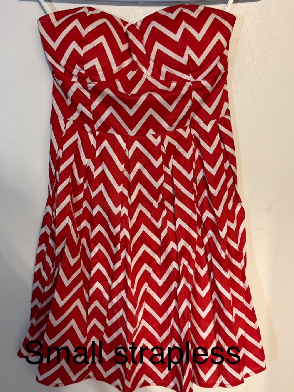 Strapless Red Dress